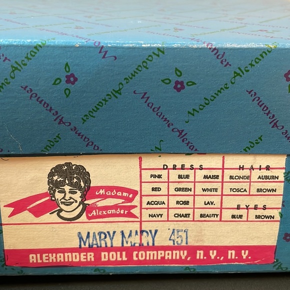 Madame Alexander doll - Mary Mary 8" - Picture 7 of 7